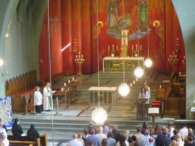 Feierlicher Gottesdienst in der Christus-König-Kirche